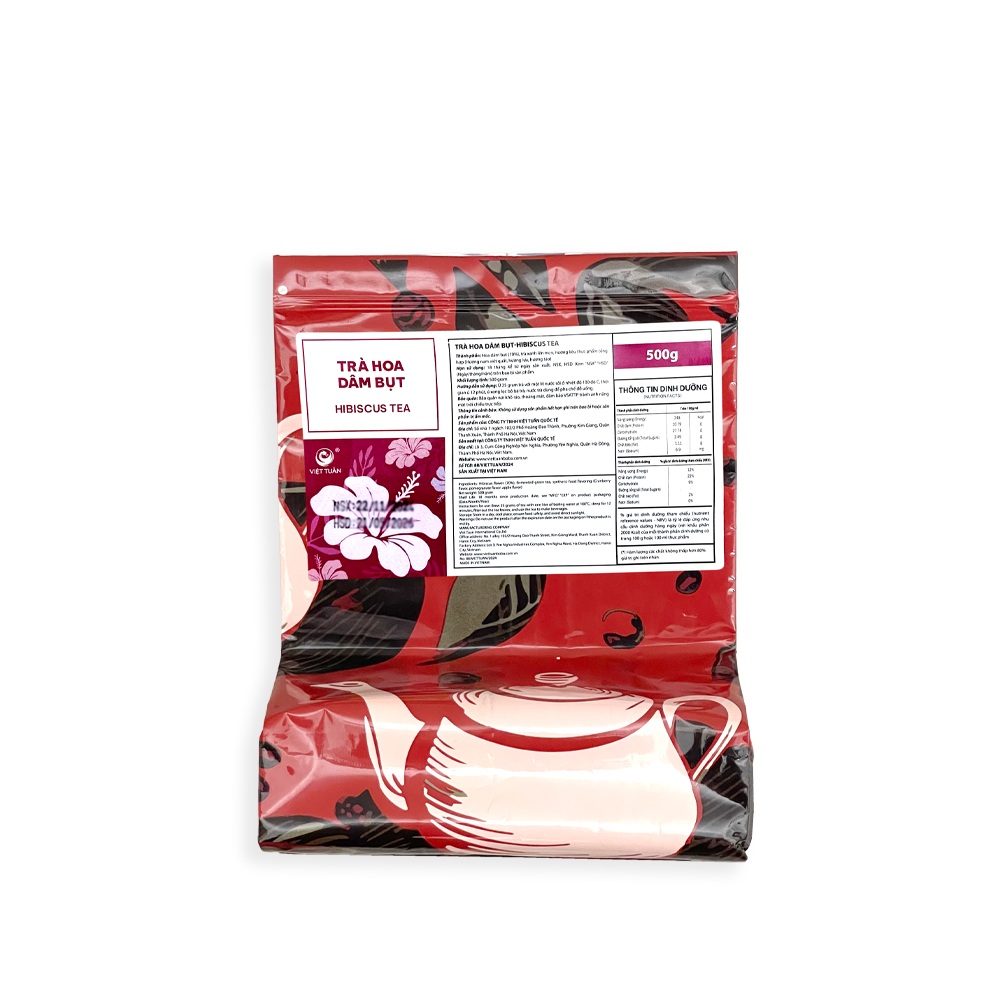 Trà Hoa Dâm Bụt- Hibiscus Tea Việt Tuấn 500g